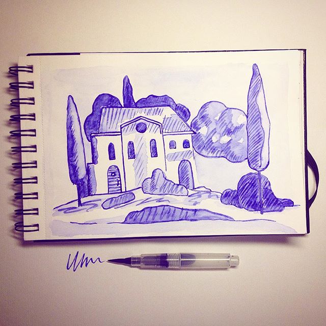 акварельная ручка