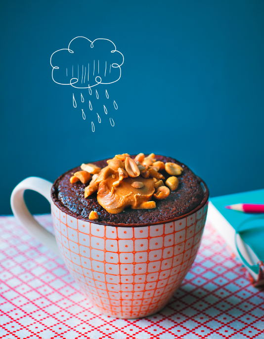 Если вы не мыслите свою жизнь без шоколада, замените арахисовую пасту шоколадной. Иллюстрация из книги.