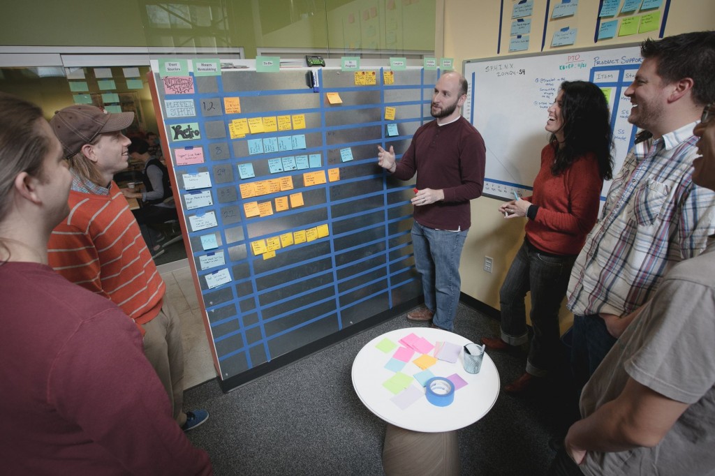 Скрам помогает Salesforce.com делать по три релиза за год. — источник.