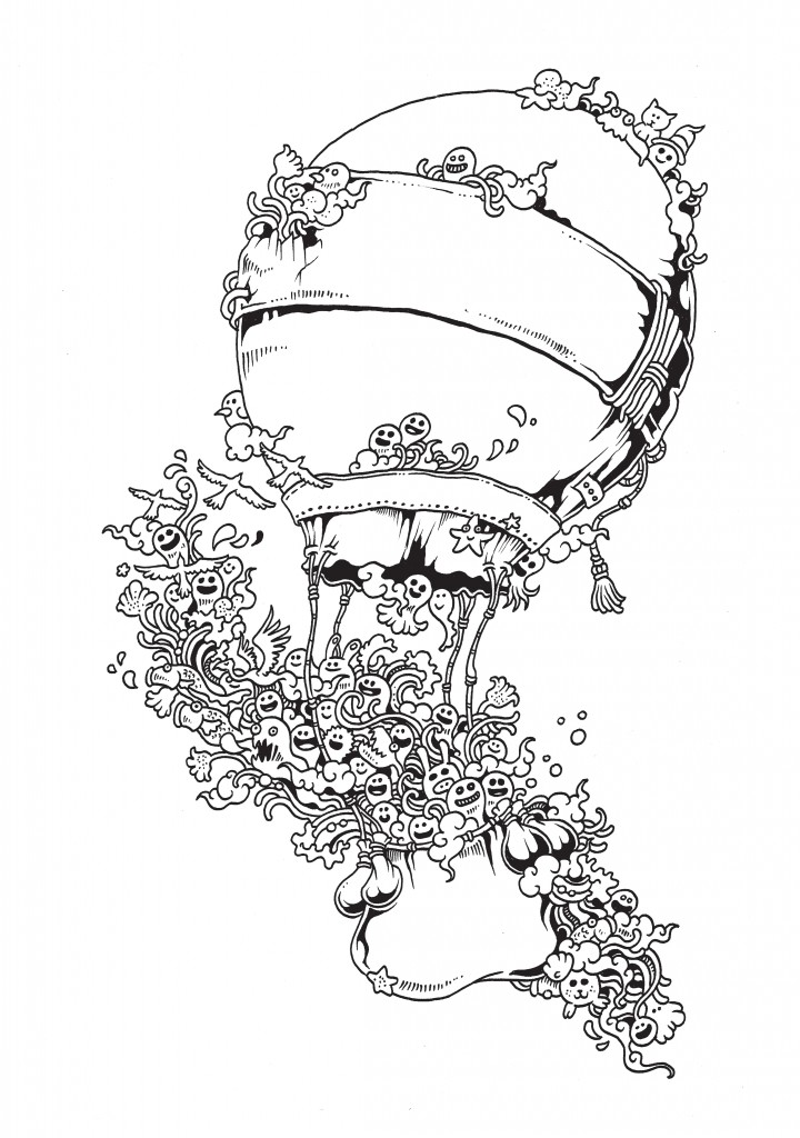 На воздушном шаре